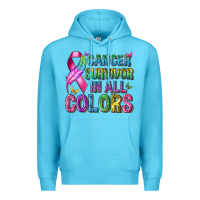 Ocean Blue cancer survivor in all colors Premium Hoodie - texasbilliewilder