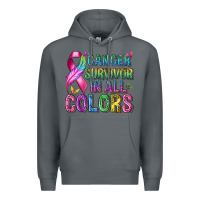 Rock cancer survivor in all colors Premium Hoodie - texasbilliewilder
