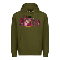 Army Green Pink Christmas true story holy family Premium Hoodie - RanaPortraitStore
