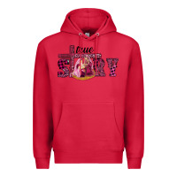 Cardinal Pink Christmas true story holy family Premium Hoodie - RanaPortraitStore