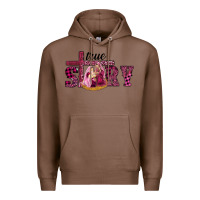 Chestnut Pink Christmas true story holy family Premium Hoodie - RanaPortraitStore