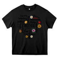 Black Mother Heavy Core Tee - CowhideDigitalArt