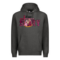 Charcoal Heather Pink Christmas true story holy family Premium Hoodie - RanaPortraitStore