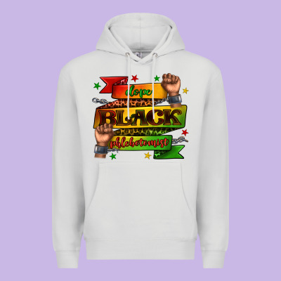 Premium Hoodie dope black phlebotomist juneteenth