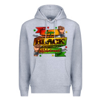 Heather Grey dope black phlebotomist juneteenth Premium Hoodie - texasbilliewilder