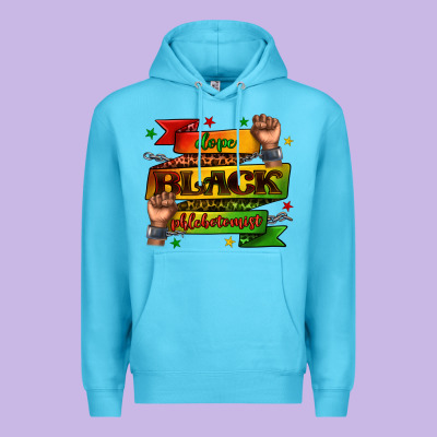 Premium Hoodie dope black phlebotomist juneteenth