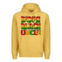 Antique Gold dope black uncle with stars Premium Hoodie - texasbilliewilder