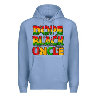 Colony Blue dope black uncle with stars Premium Hoodie - texasbilliewilder