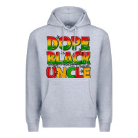 Heather Grey dope black uncle with stars Premium Hoodie - texasbilliewilder