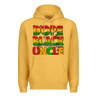 Mustard dope black uncle with stars Premium Hoodie - texasbilliewilder