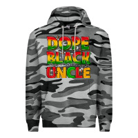 Slate Camo dope black uncle with stars Premium Hoodie - texasbilliewilder