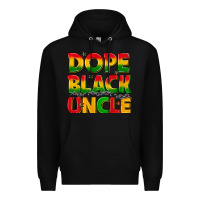 Black dope black uncle with stars Premium Hoodie - texasbilliewilder