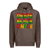 Coffee dope black uncle with stars Premium Hoodie - texasbilliewilder