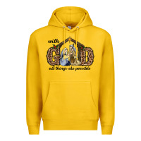 Lemon With God All Things Are Possible Premium Hoodie - RanaPortraitStore