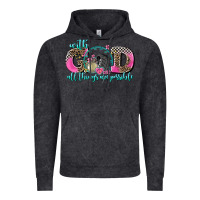 Vintage Black with god all things are possible race Vintage Hoodie - AdoDesignShop