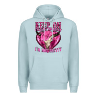 Blue Mist keep on talking yourself im not pretty Premium Hoodie - texasbilliewilder