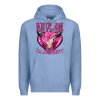 Colony Blue keep on talking yourself im not pretty Premium Hoodie - texasbilliewilder