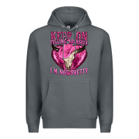 Rock keep on talking yourself im not pretty Premium Hoodie - texasbilliewilder