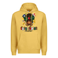 Antique Gold educational coordinator life afro messy bun Premium Hoodie - texasbilliewilder