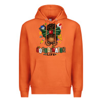 Carrot educational coordinator life afro messy bun Premium Hoodie - texasbilliewilder
