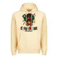 Pina Colada educational coordinator life afro messy bun Premium Hoodie - texasbilliewilder