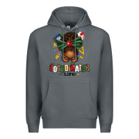 Rock educational coordinator life afro messy bun Premium Hoodie - texasbilliewilder