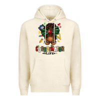 Tofu educational coordinator life afro messy bun Premium Hoodie - texasbilliewilder
