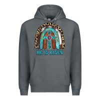 Rock He Is Risen Premium Hoodie - RanaPortraitStore