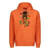 Carrot juneteenth afro messy bun postal girl Premium Hoodie - texasbilliewilder
