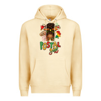 Pina Colada juneteenth afro messy bun postal girl Premium Hoodie - texasbilliewilder