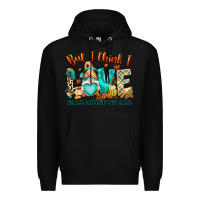Black But i think i love Fall most of all gnome Premium Hoodie - RanaPortraitStore