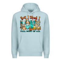 Blue Mist But i think i love Fall most of all gnome Premium Hoodie - RanaPortraitStore
