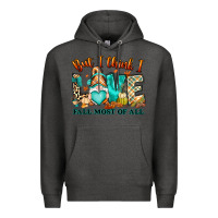 Charcoal Heather But i think i love Fall most of all gnome Premium Hoodie - RanaPortraitStore