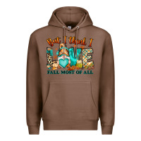 Chestnut But i think i love Fall most of all gnome Premium Hoodie - RanaPortraitStore