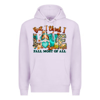 Lilac But i think i love Fall most of all gnome Premium Hoodie - RanaPortraitStore
