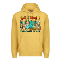 Antique Gold But i think i love Fall most of all gnome Premium Hoodie - RanaPortraitStore