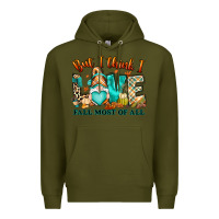 Army Green But i think i love Fall most of all gnome Premium Hoodie - RanaPortraitStore
