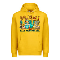 Lemon But i think i love Fall most of all gnome Premium Hoodie - RanaPortraitStore
