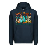 Navy But i think i love Fall most of all gnome Premium Hoodie - RanaPortraitStore