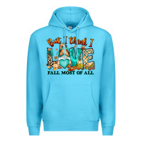 Ocean Blue But i think i love Fall most of all gnome Premium Hoodie - RanaPortraitStore