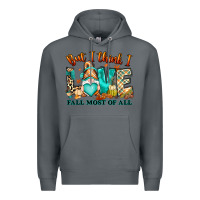 Rock But i think i love Fall most of all gnome Premium Hoodie - RanaPortraitStore