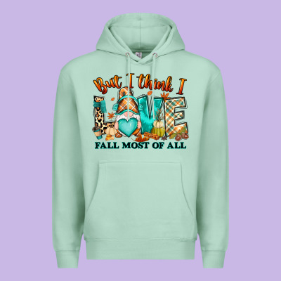 Premium Hoodie But i think i love Fall most of all gnome