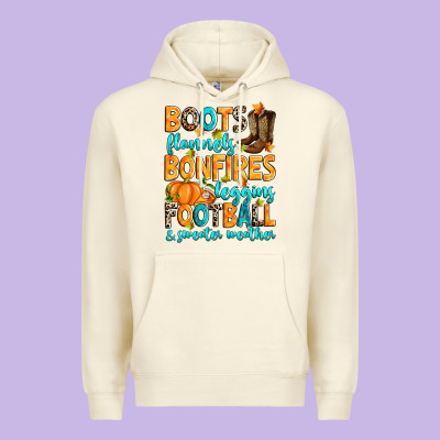 Premium Hoodie Boots flannels bonfires leggins American Football