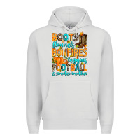 Dove Grey Boots flannels bonfires leggins American Football Premium Hoodie - RanaPortraitStore