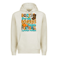 Oatmeal Heather Boots flannels bonfires leggins American Football Premium Hoodie - RanaPortraitStore