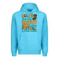 Ocean Blue Boots flannels bonfires leggins American Football Premium Hoodie - RanaPortraitStore