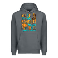 Rock Boots flannels bonfires leggins American Football Premium Hoodie - RanaPortraitStore