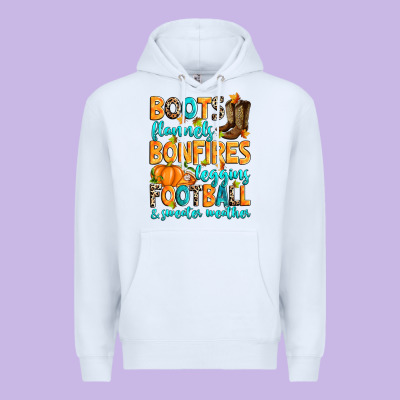 Premium Hoodie Boots flannels bonfires leggins American Football
