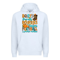 White Boots flannels bonfires leggins American Football Premium Hoodie - RanaPortraitStore