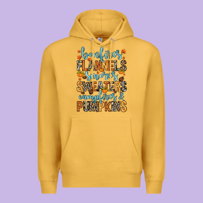 Premium Hoodie Bonfires flannels